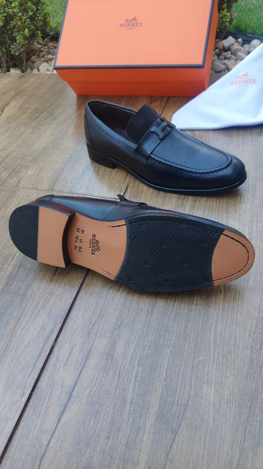MOCASSIM HERMES HONORÉ  ALLBLACK