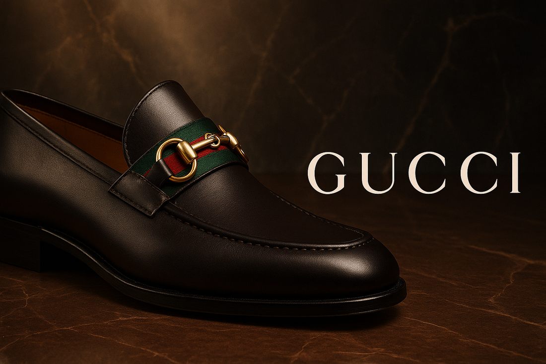 preciso de um banner focado no sapato gucci clássico